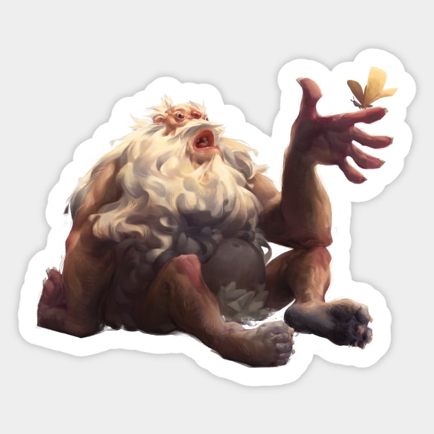 Caveman Sticker by Tck